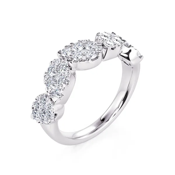DeScenza Collection Diamond Band Image 2 DeScenza Diamonds Boston, MA