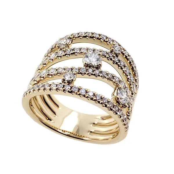 DeScenza Collection Diamond Contemporary Ring DeScenza Diamonds Boston, MA