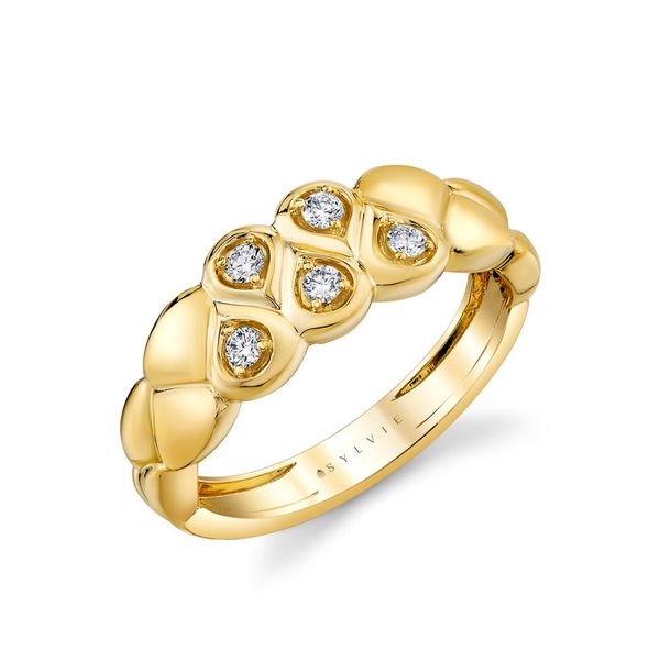 Sylvie Diamond Ring DeScenza Diamonds Boston, MA