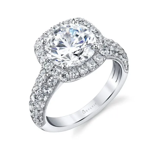 Sylvie Diamond Ring DeScenza Diamonds Boston, MA