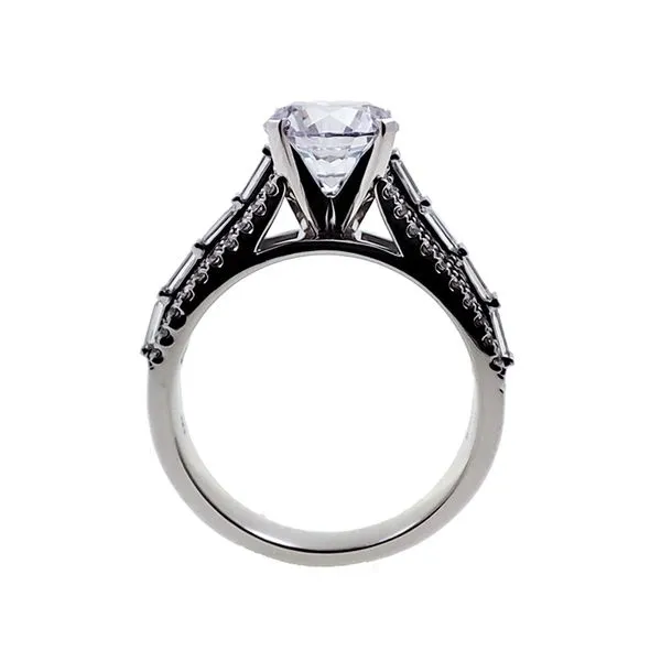 DeScenza Collection Diamond Engagement Ring Image 2 DeScenza Diamonds Boston, MA