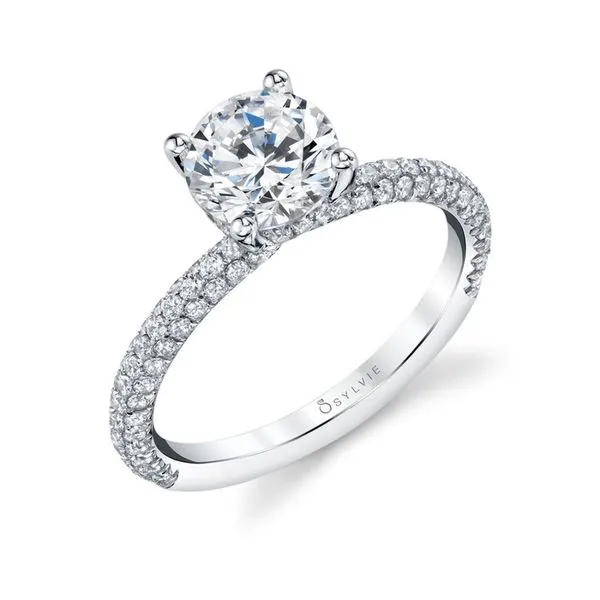 Sylvie Diamond Ring DeScenza Diamonds Boston, MA