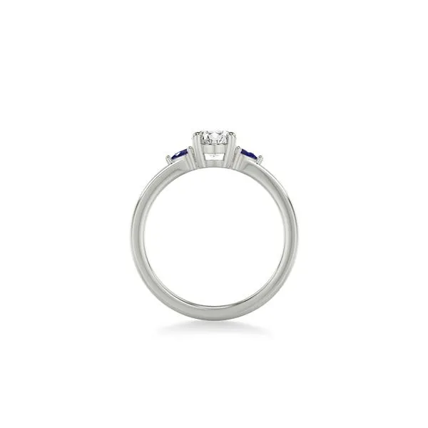 DeScenza Collection Classic Engagement ring Image 3 DeScenza Diamonds Boston, MA