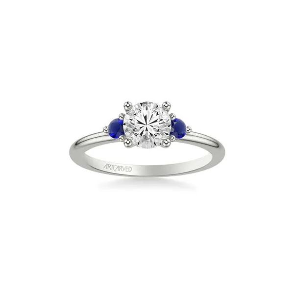 DeScenza Collection Classic Engagement Ring Image 2 DeScenza Diamonds Boston, MA