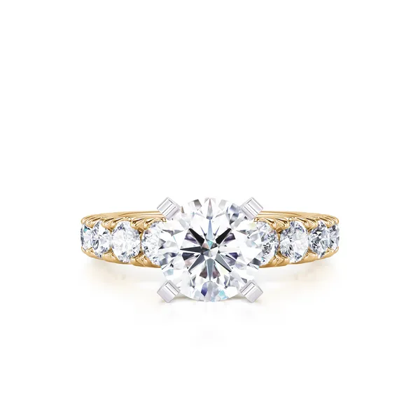 DeScenza Collection Diamond Engagement Ring Image 2 DeScenza Diamonds Boston, MA