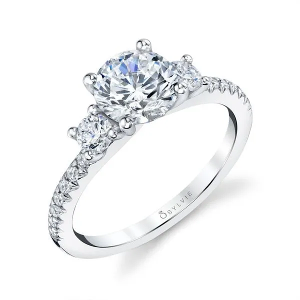 Sylvie Diamond Ring DeScenza Diamonds Boston, MA