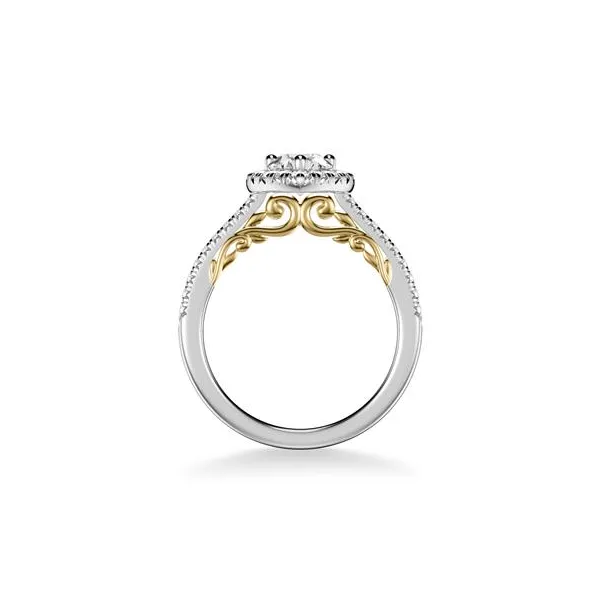 DeScenza Collection Diamond Engagement Ring Image 3 DeScenza Diamonds Boston, MA