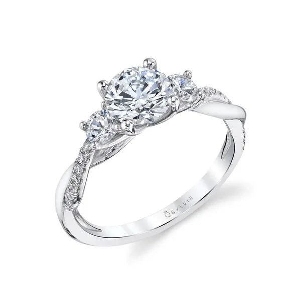 Sylvie Diamond Ring DeScenza Diamonds Boston, MA