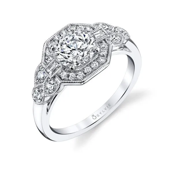 Sylvie Diamond Ring DeScenza Diamonds Boston, MA