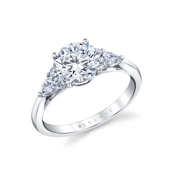 Sylvie Diamond Ring DeScenza Diamonds Boston, MA