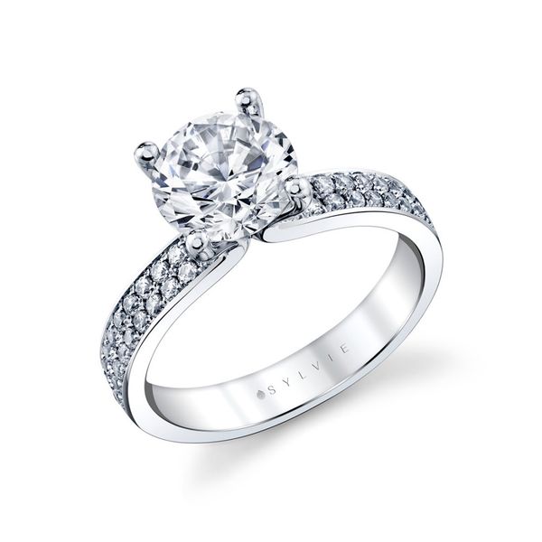 Sylvie Diamond Ring DeScenza Diamonds Boston, MA