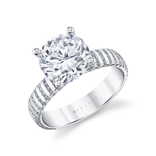 Sylvie Diamond Ring DeScenza Diamonds Boston, MA