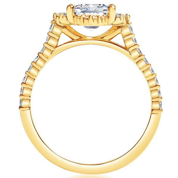 DeScenza Collection Diamond Engagement Ring Image 3 DeScenza Diamonds Boston, MA