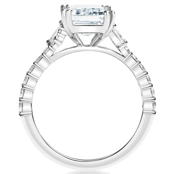 DeScenza Collection Diamond Engagement Ring Image 3 DeScenza Diamonds Boston, MA