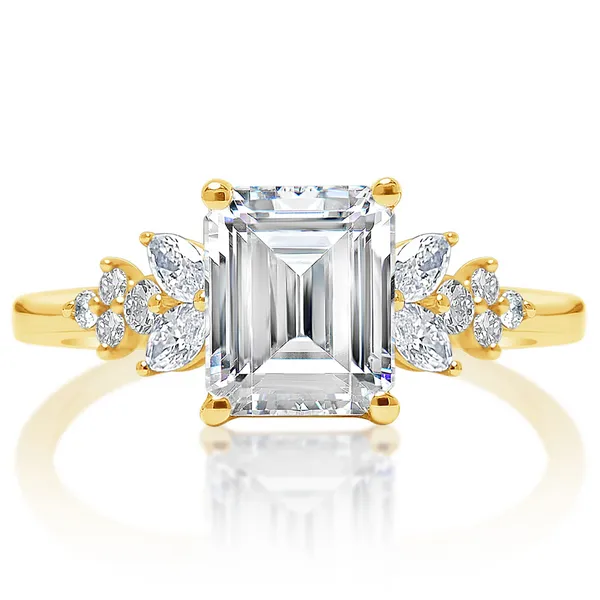 DeScenza Collection Diamond Engagement Ring Image 2 DeScenza Diamonds Boston, MA