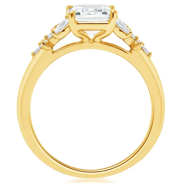 DeScenza Collection Diamond Engagement Ring Image 3 DeScenza Diamonds Boston, MA