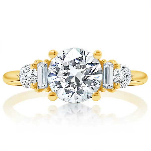 DeScenza Collection Diamond Engagement Ring Image 2 DeScenza Diamonds Boston, MA