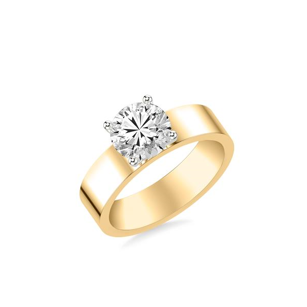 DeScenza Collection Solitaire Ring DeScenza Diamonds Boston, MA