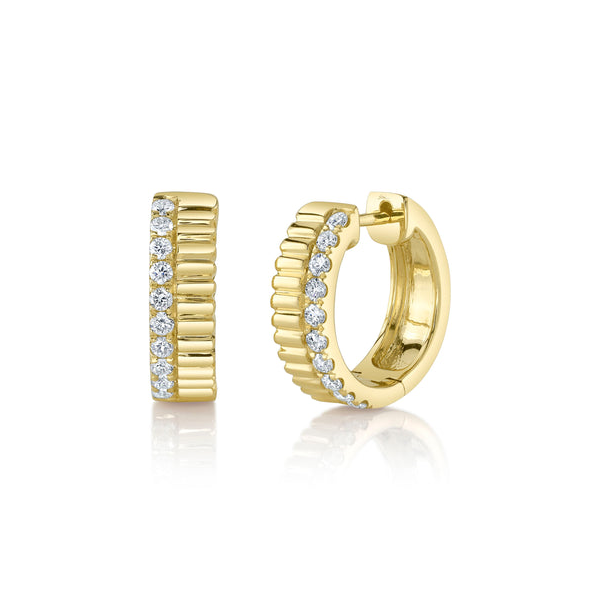 DeScenza Collection  Hoop Earrings DeScenza Diamonds Boston, MA
