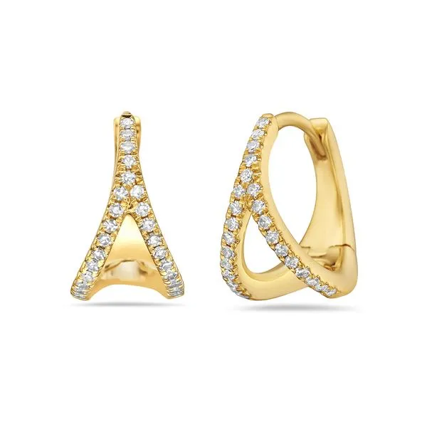 DeScenza Collection Hoop Earrings DeScenza Diamonds Boston, MA