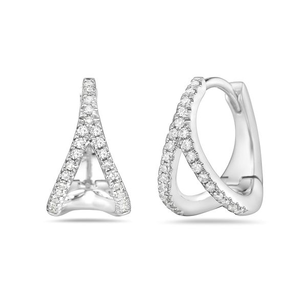 DeScenza Collection Hoop Earrings DeScenza Diamonds Boston, MA