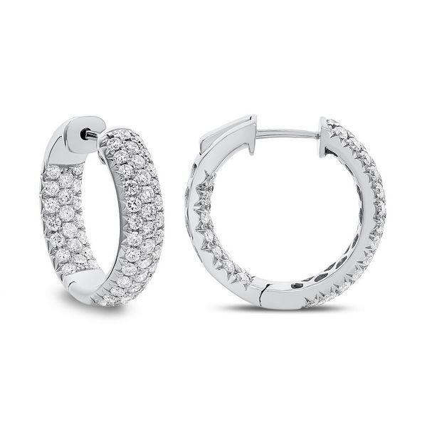 Diamond & Color Hoops DeScenza Diamonds Boston, MA