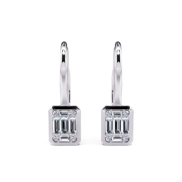 DeScenza Collection Diamond Dangle Earrings DeScenza Diamonds Boston, MA