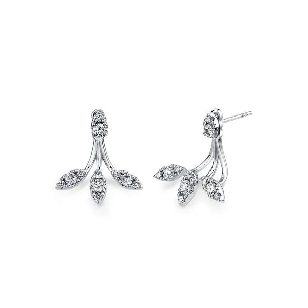 Sylvie Diamond Earrings DeScenza Diamonds Boston, MA