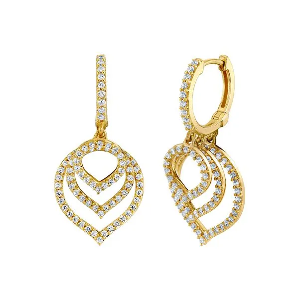 Sylvie Diamond Earrings DeScenza Diamonds Boston, MA