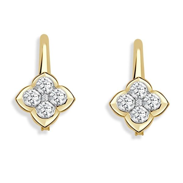 Frederic Sage Diamond Earrings DeScenza Diamonds Boston, MA