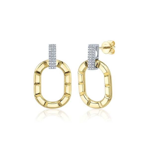 Shy Creation Diamond Dangle Earrings DeScenza Diamonds Boston, MA