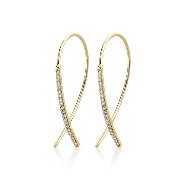 Sylvie Diamond Earrings DeScenza Diamonds Boston, MA