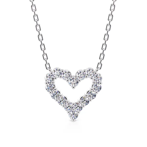 DeScenza Collection Diamond Heart Necklace DeScenza Diamonds Boston, MA