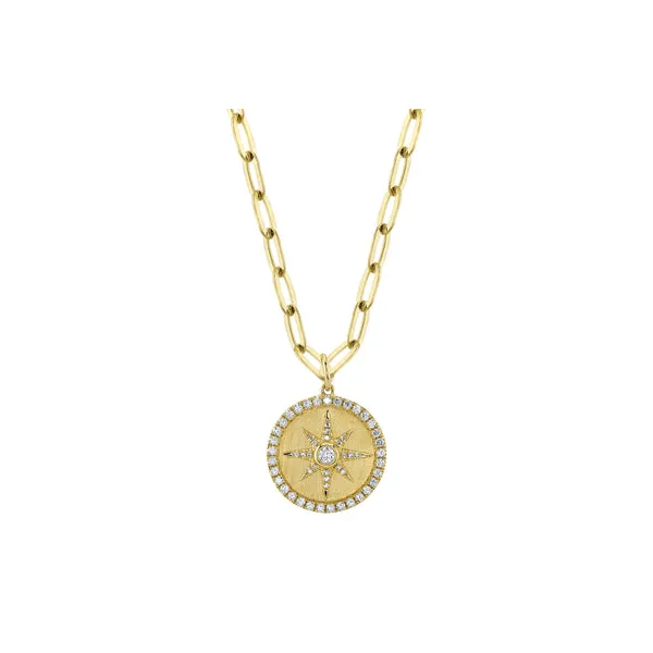 Shy Creation Diamond Star Necklace