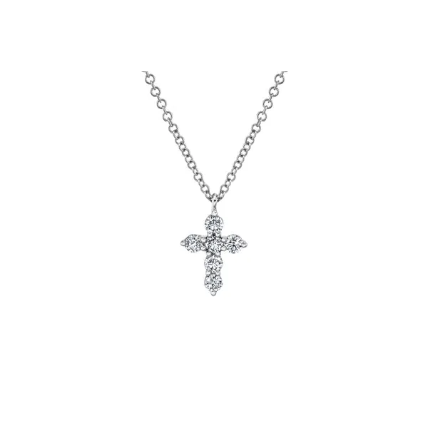 Shy Creations Diamond Cross Necklace DeScenza Diamonds Boston, MA
