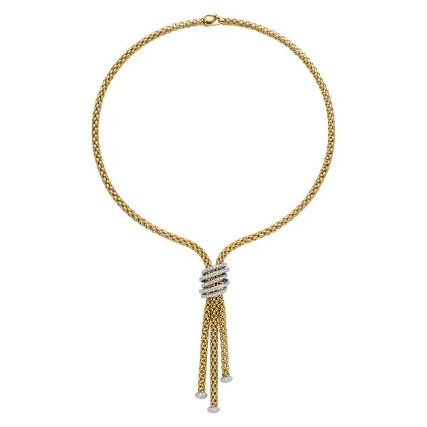 Fope Solo Lariat Necklace DeScenza Diamonds Boston, MA