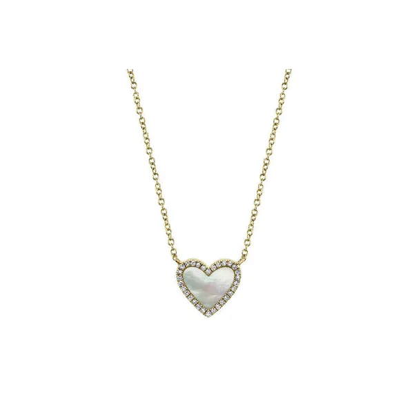Shy Creation heart Necklace DeScenza Diamonds Boston, MA