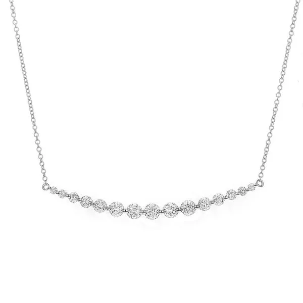 Diamond Graduated Necklace DeScenza Diamonds Boston, MA