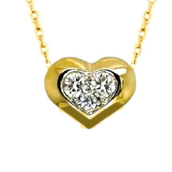 Frederic Sage Diamond Heart Necklace DeScenza Diamonds Boston, MA