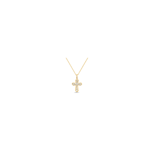 DeScenza Collection Diamond Cross Necklace DeScenza Diamonds Boston, MA