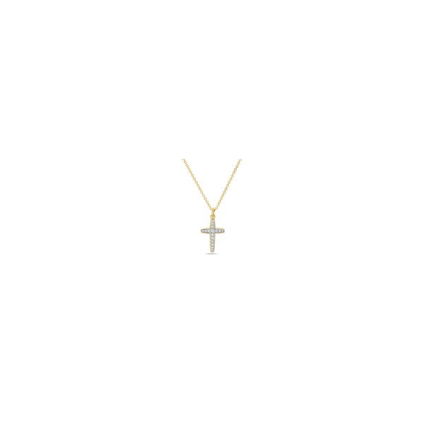 DeScenza Collection Diamond Cross Necklace DeScenza Diamonds Boston, MA