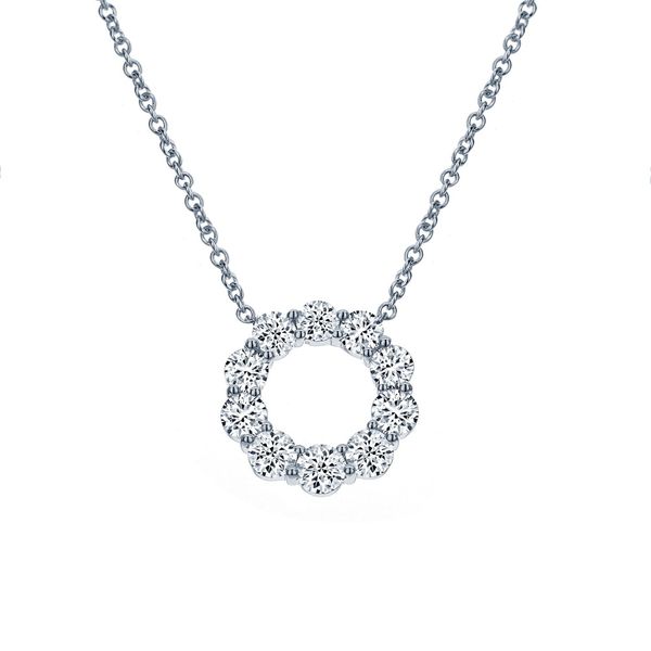 DeScenza Collection Diamond Circle Necklace DeScenza Diamonds Boston, MA