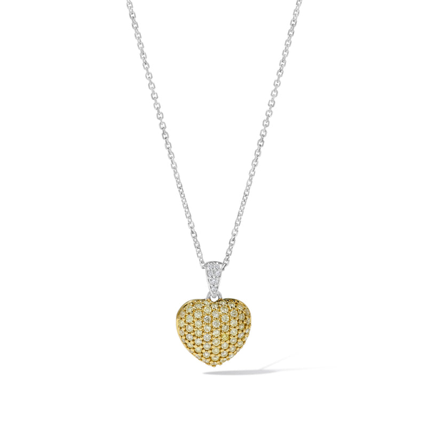 DeScenza Collection Diamond Heart Necklace DeScenza Diamonds Boston, MA