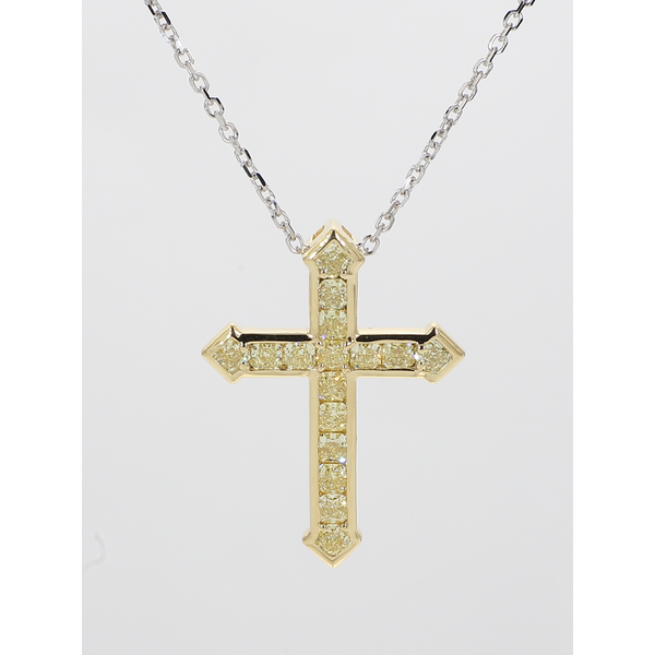 DeScenza Collection Diamond Cross Necklace DeScenza Diamonds Boston, MA
