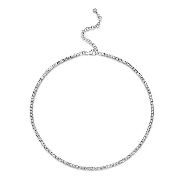 Shy Creations Diamond Tennis Necklace DeScenza Diamonds Boston, MA
