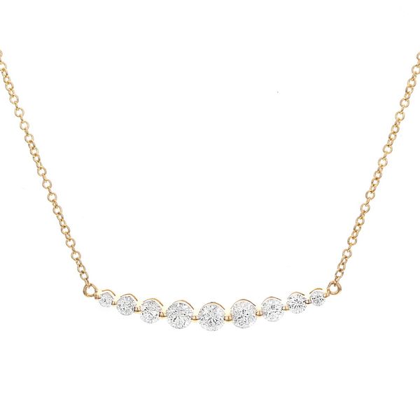DeScenza Collection Diamond Graduated Necklace DeScenza Diamonds Boston, MA