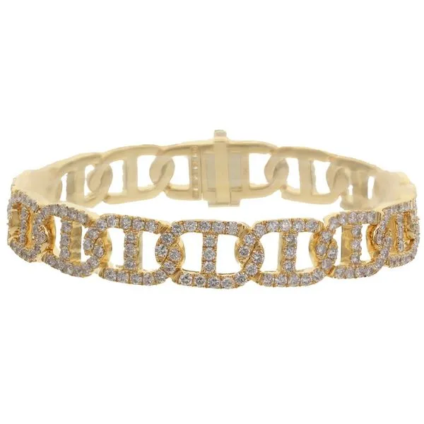 DeScenza Collection Gucci Look Link Bracelet DeScenza Diamonds Boston, MA
