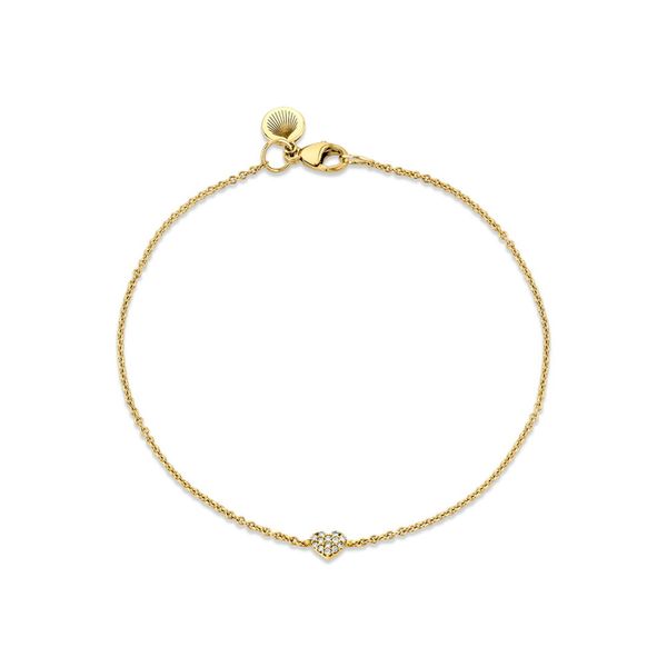 Sylvie Diamond Heart Bracelet DeScenza Diamonds Boston, MA