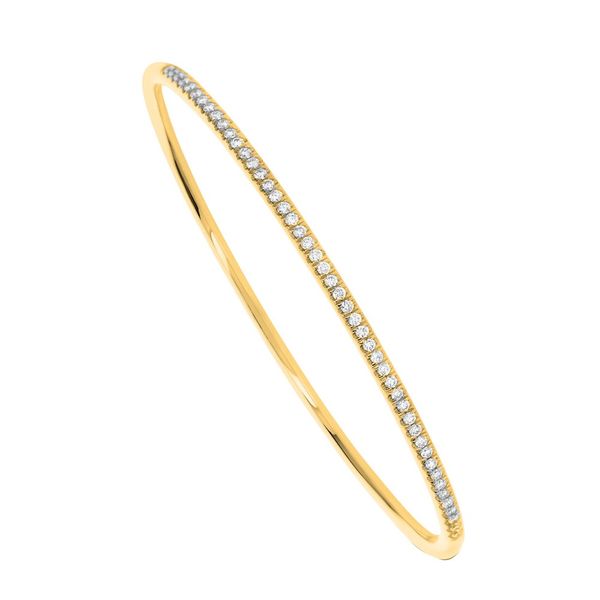 DeScenza Collection Diamond Bangle Bracelet DeScenza Diamonds Boston, MA