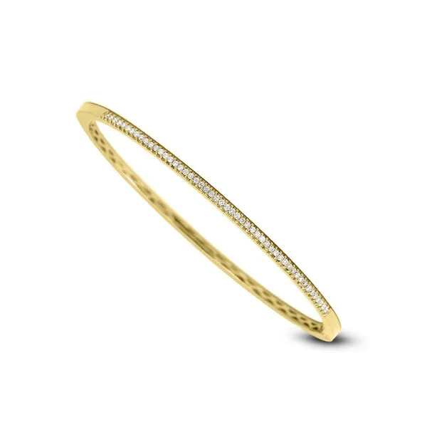 Diamond Bangle Bracelet DeScenza Diamonds Boston, MA